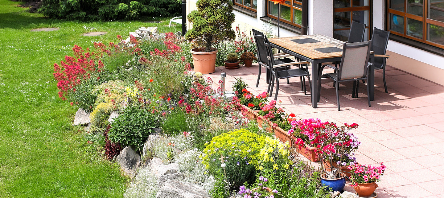 Bunte Terrasse