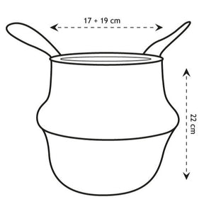  - Belly Basket weiß - Pflege und Material