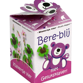 Set Glücksklee Happy Bear rosa - Willemse